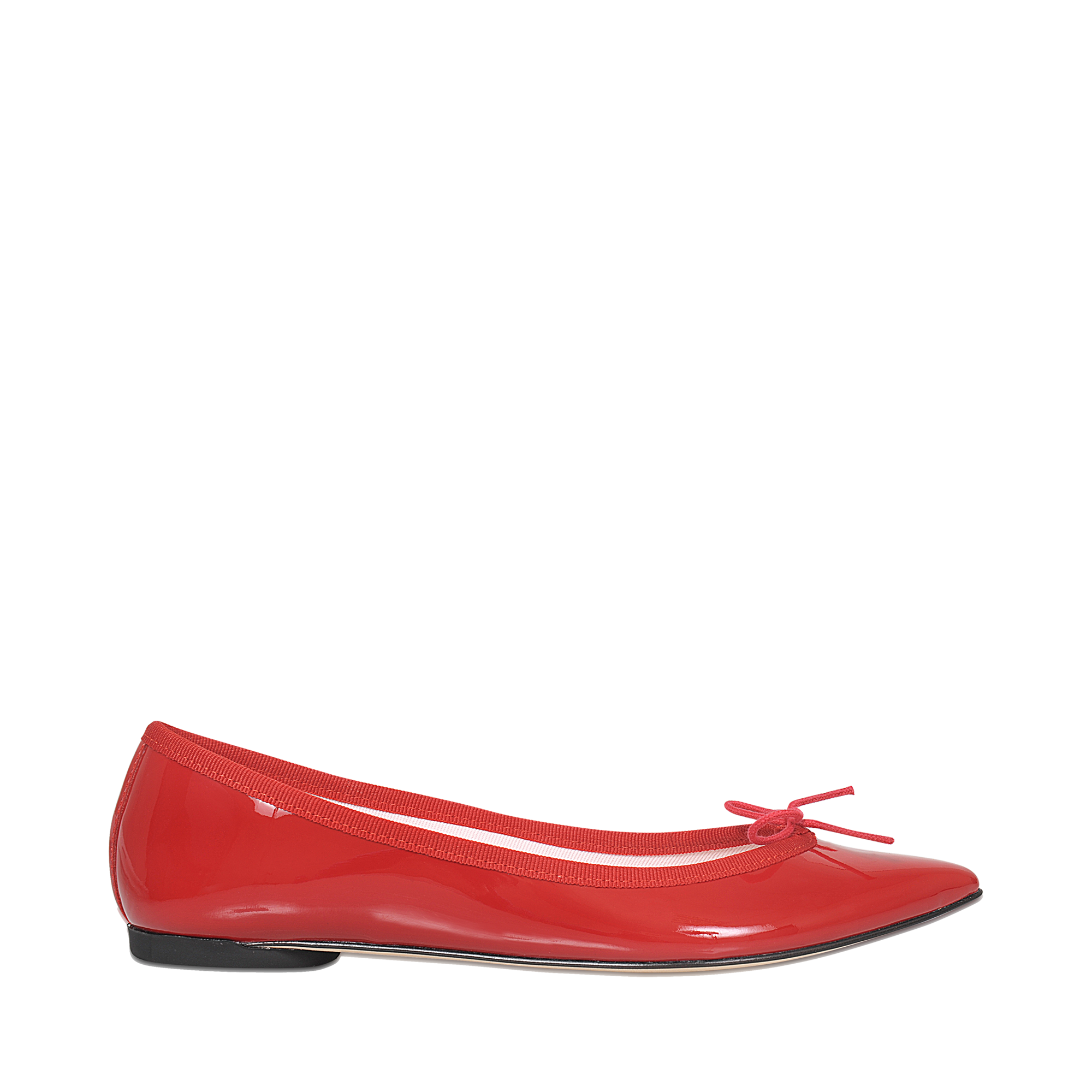 Ballerines blanche et rouge