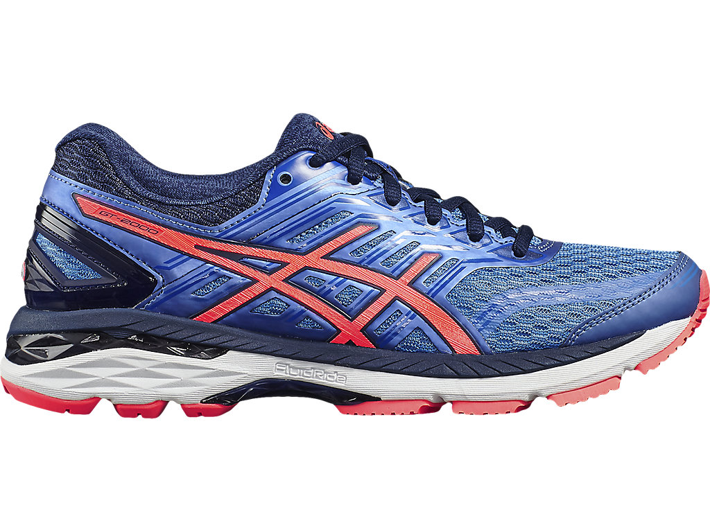 Chaussures running asics gel gt 2000 5 femme noir asics