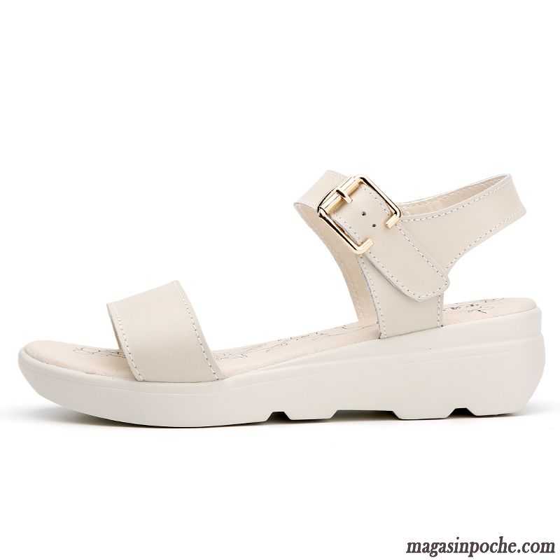 Sandale femme cuir pas cher