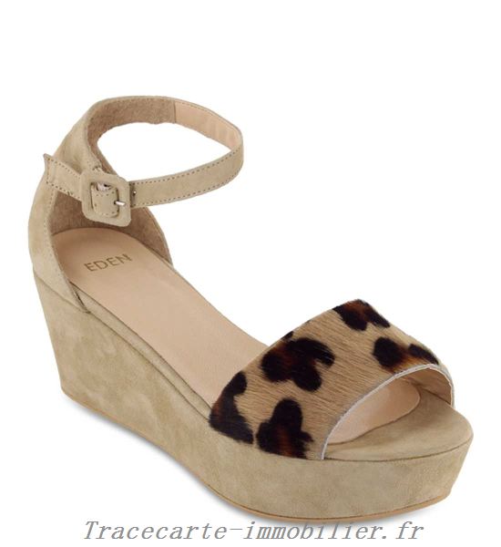 Chaussure compensee zebre