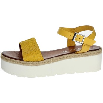 Sandale femme jaune