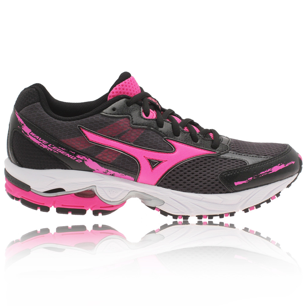 Chaussures running femme wave legend 2 black/electric pink