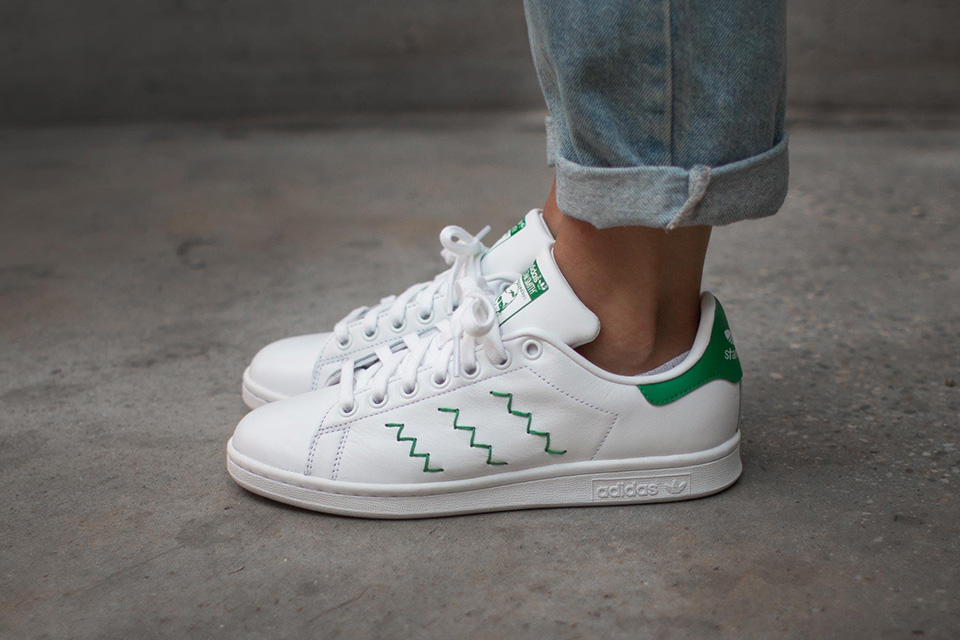 Stan smith femme effet croco