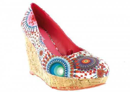 Chaussure femme desigual compensé