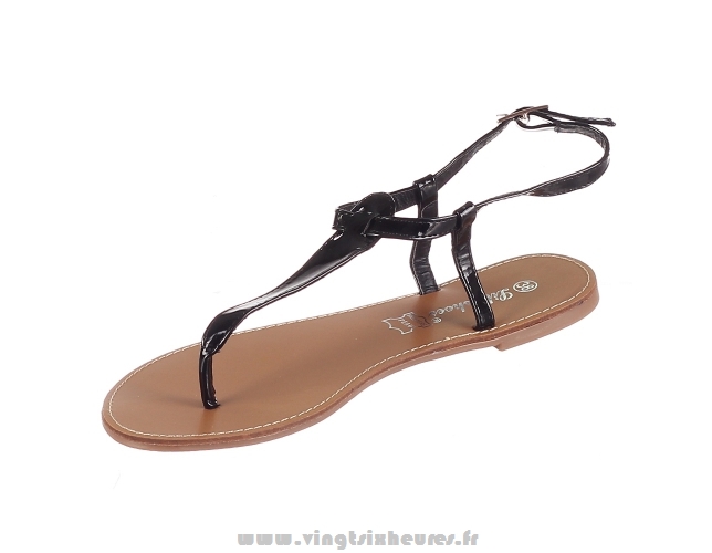 Sandale femme vernis