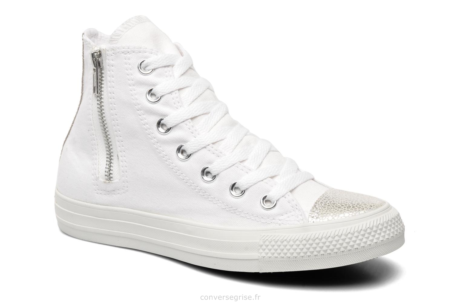 Converse femme blanche pailletée