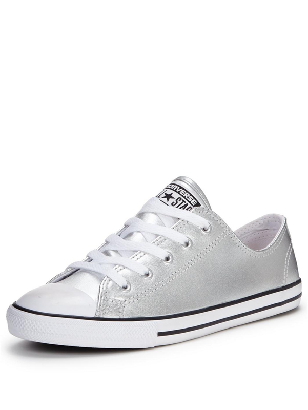 Converse femme argent
