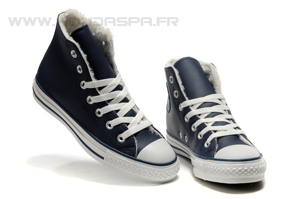 Converse femme haute cuir