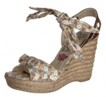Chaussure compensée retro