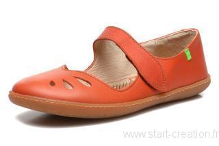 Ballerine femme orange