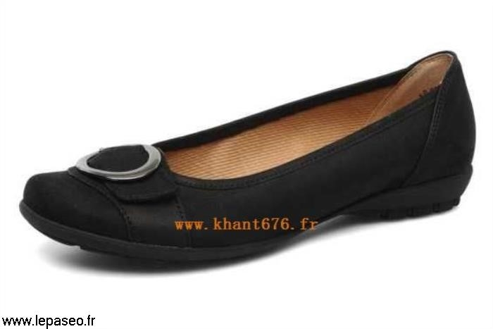 Ballerine noir femme cuir