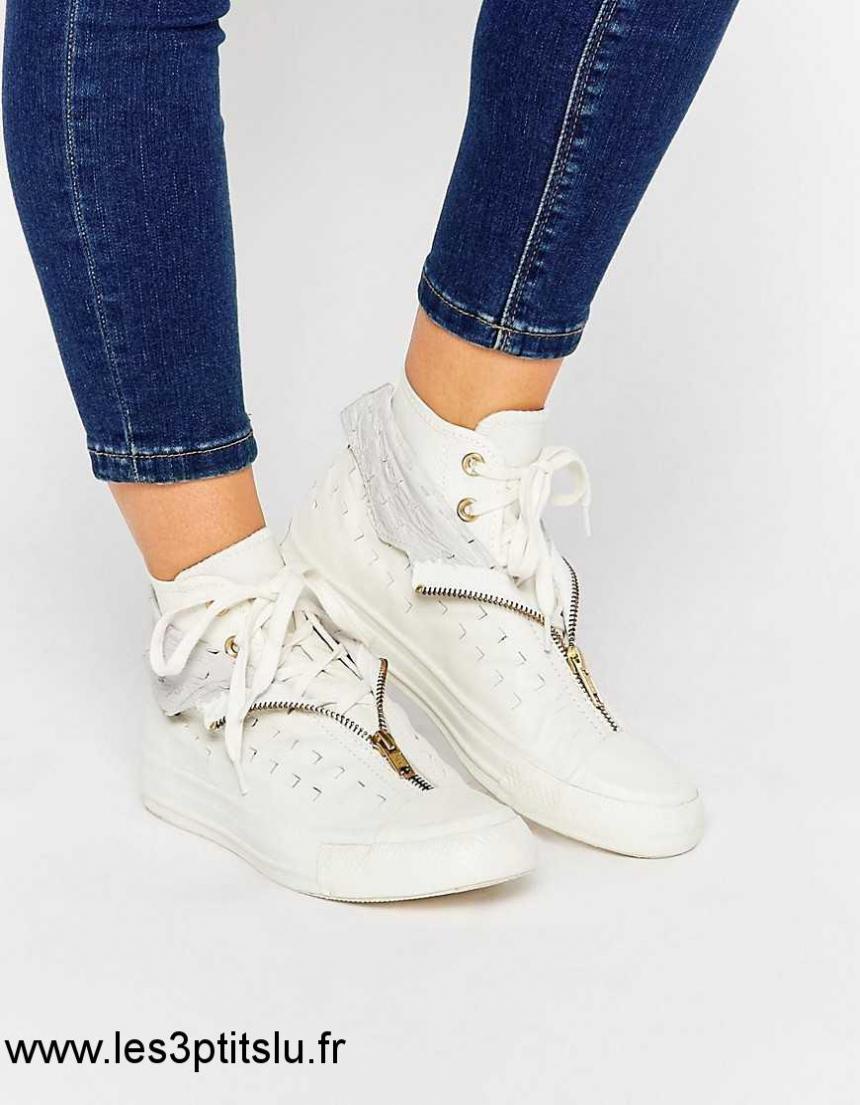 Converse femme a franges