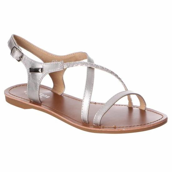 Sandale femme argent
