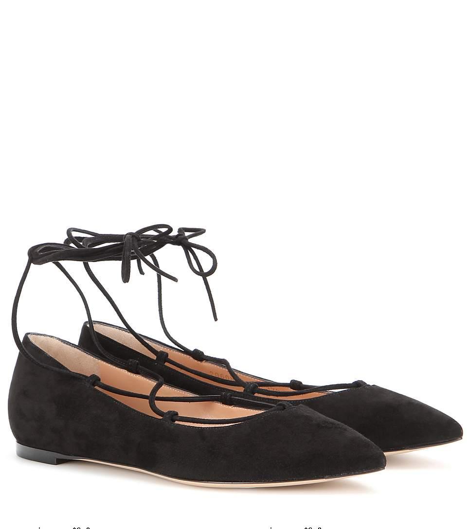 Ballerine femme a lacet