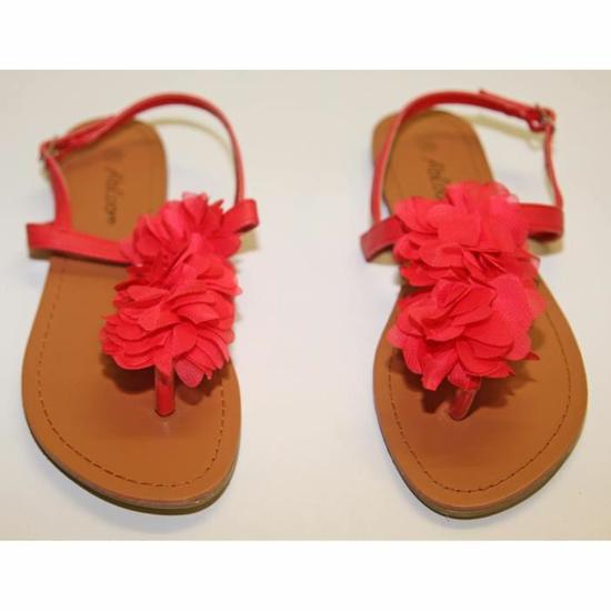 Tong femme fleur