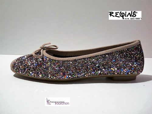 Ballerines reqins glitter rainbow