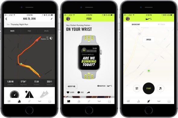 Running nike iphone