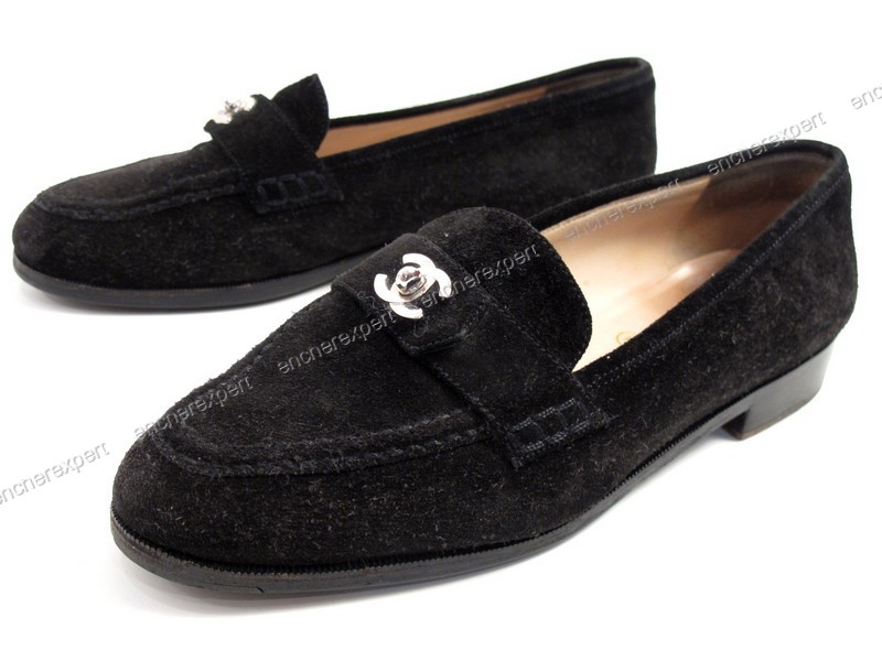 Mocassin femme noir pas cher