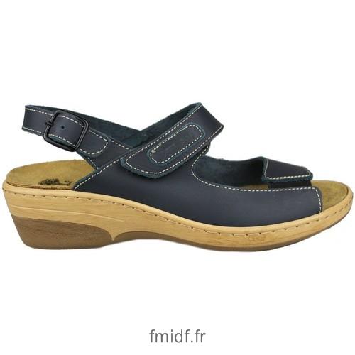 Sandale femme velcro