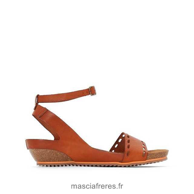 Kickers sandales cuir femme chaussures