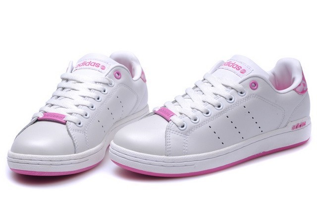 Stan smith femme rose blanc