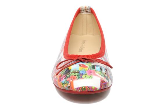 Ballerine femme couleur corail