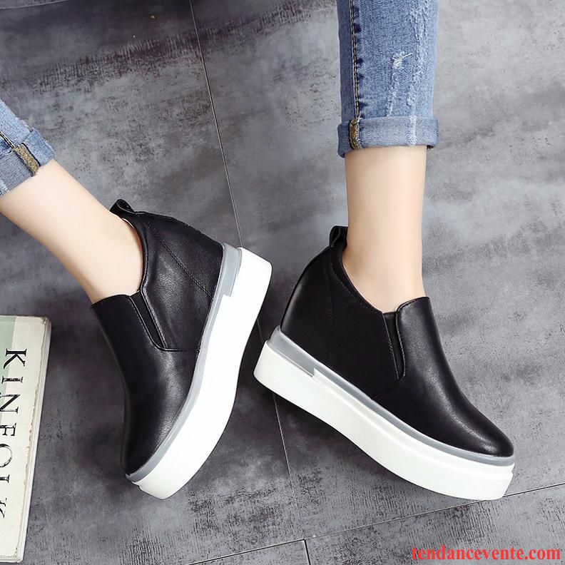 Mocassin femme plateforme