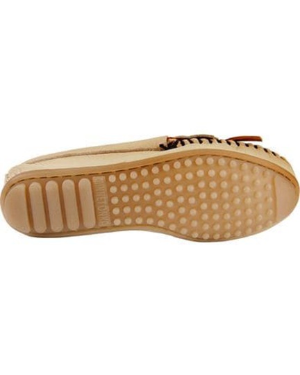 Mocassin daim pour femme