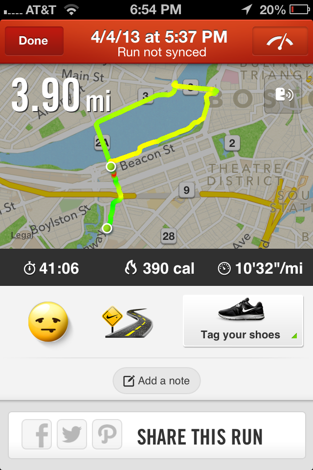 Iphone 5 nike running app