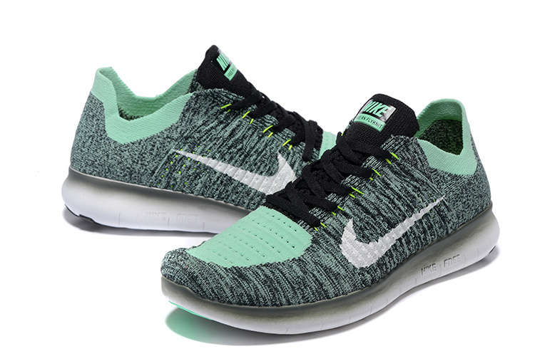 Chaussure running verte