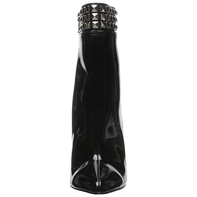 Bottine noir vernis femme