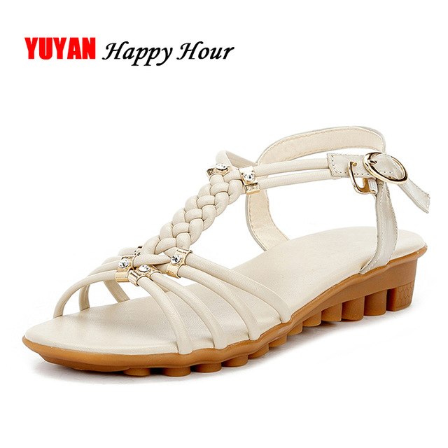 Sandales femme cuir souple