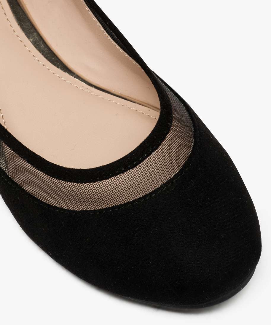 Ballerine femme daim