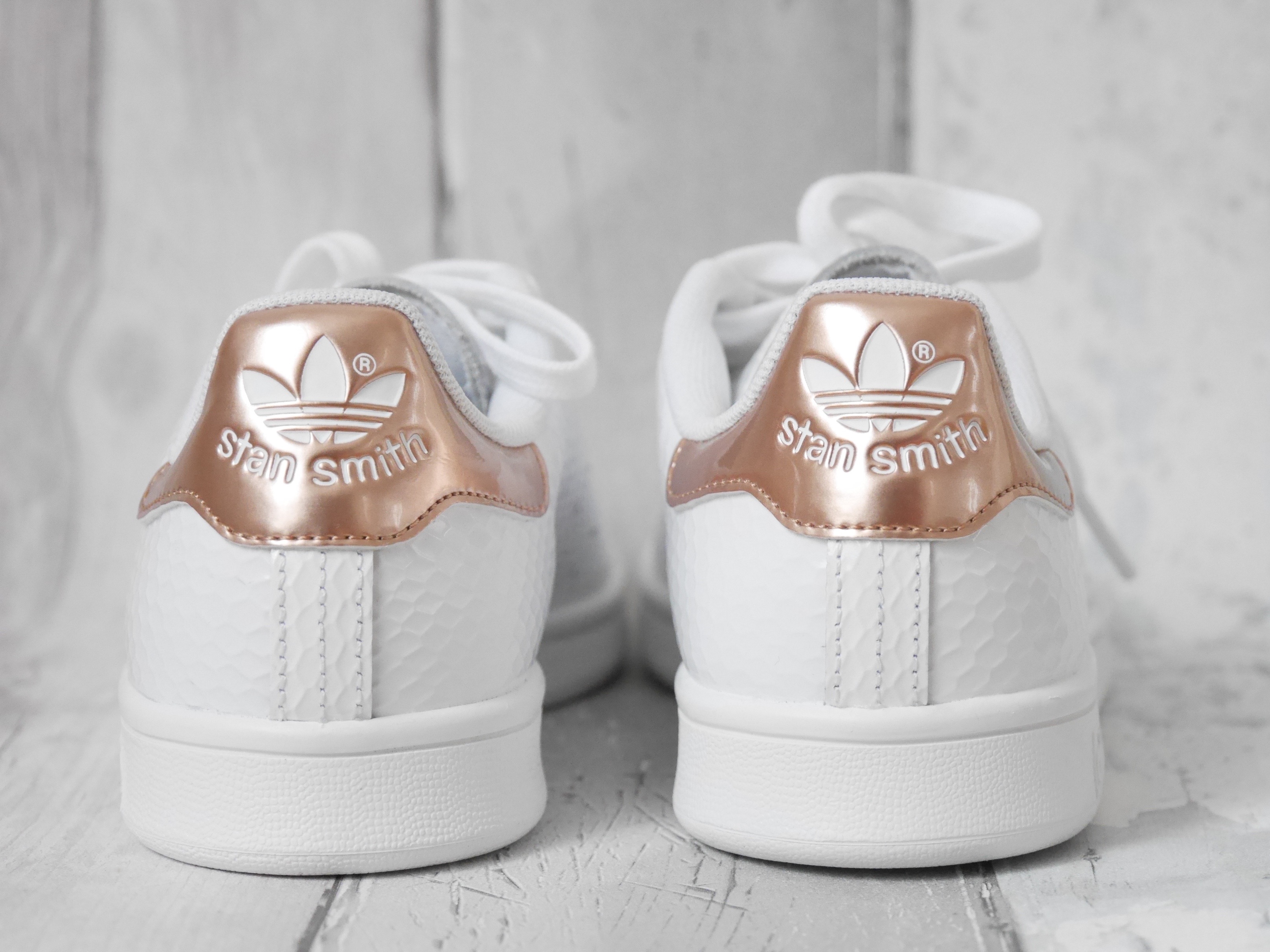 Stan smith femme gloss rose gold