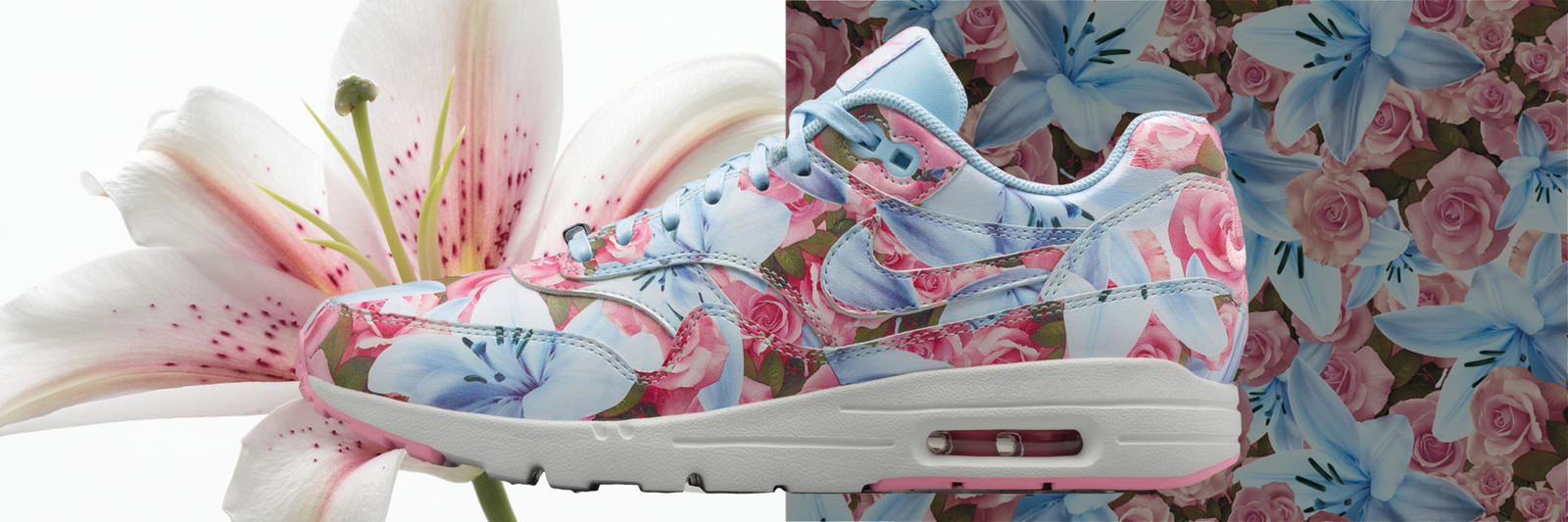 Sneakers nike fleurs
