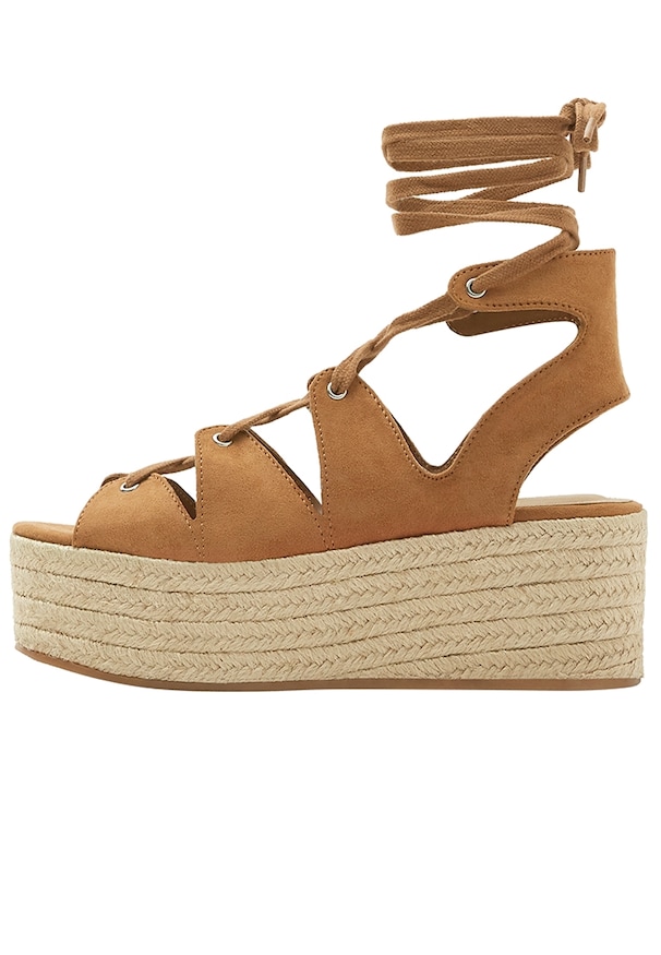 Sandale femme marron