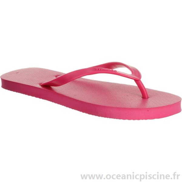 Tong femme to900 bp cuir gris tribord