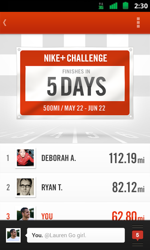 Running nike android