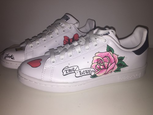 Stan smith femme peinture