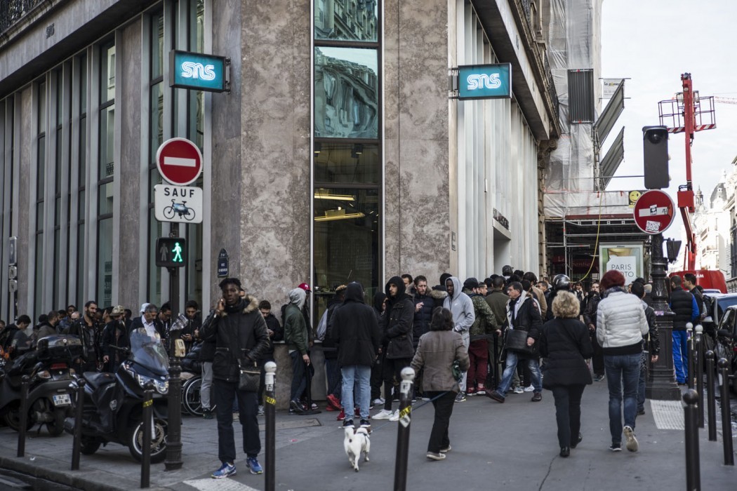 Sneakersnstuff paris rue réaumur paris