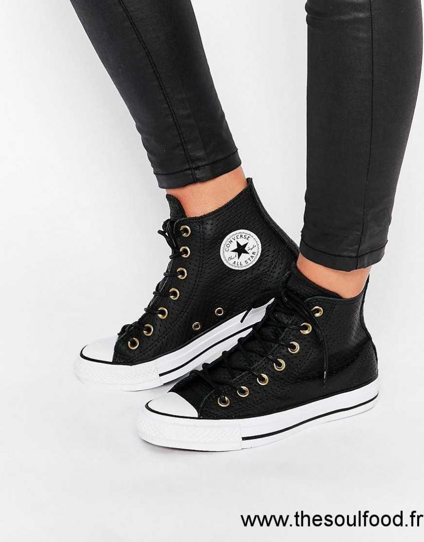 Converse femme noir solde