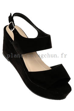 Sandale femme talon compense