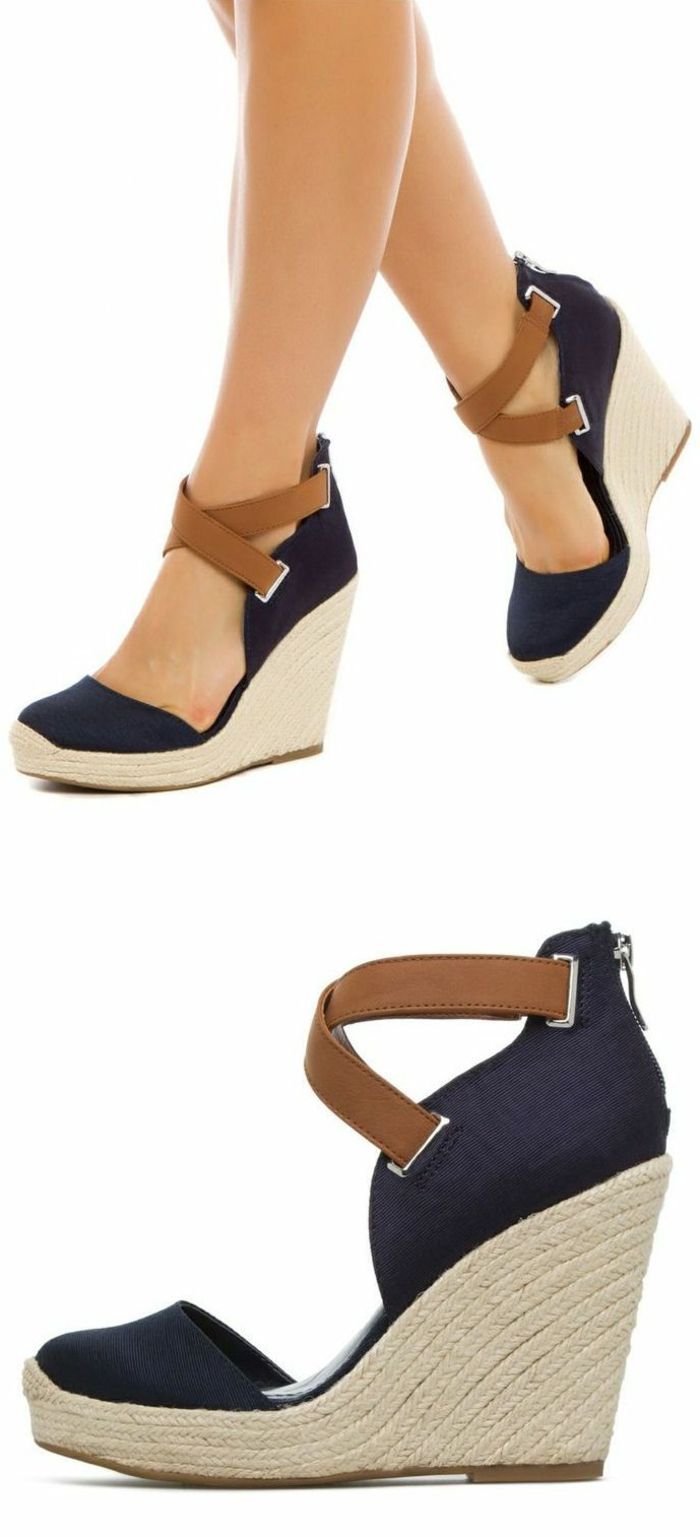Chaussure compensée tendance