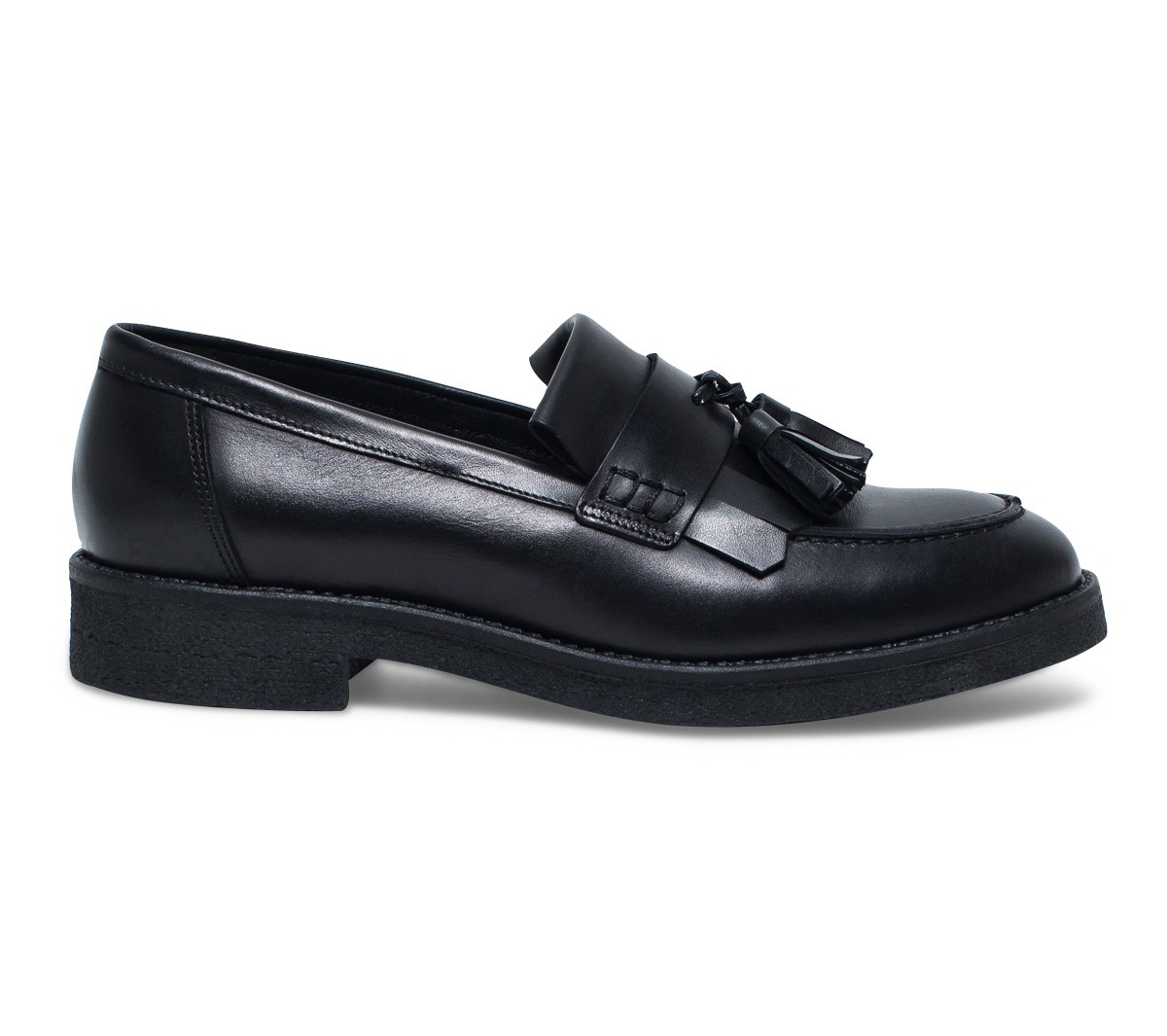 Mocassin femme pompon