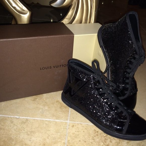 Louis vuitton glitter sneakers