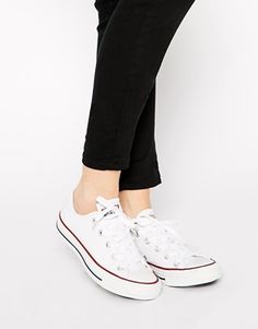 Converse basse blanc femme asos