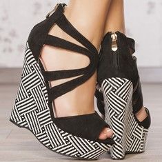 Chaussure compensée swag
