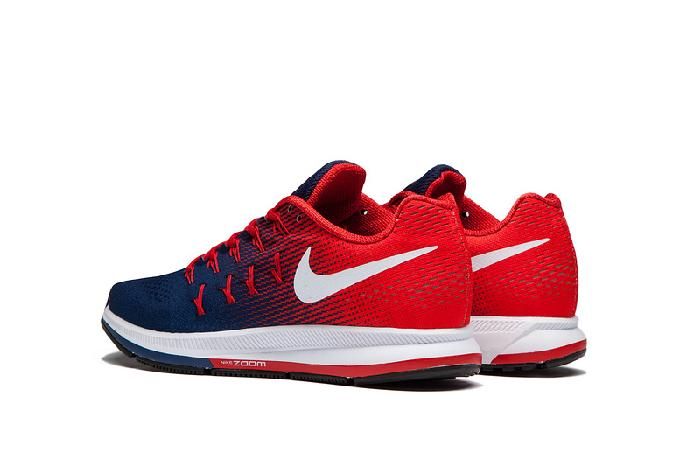 Nike running red shoes