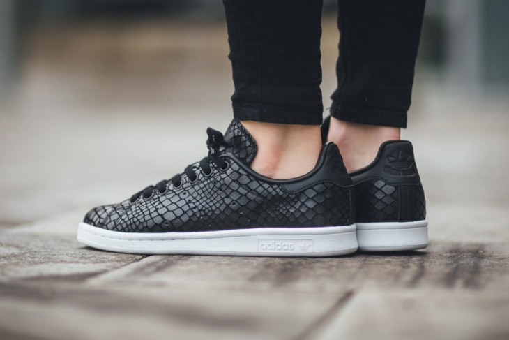 Stan smith femme noir blanc