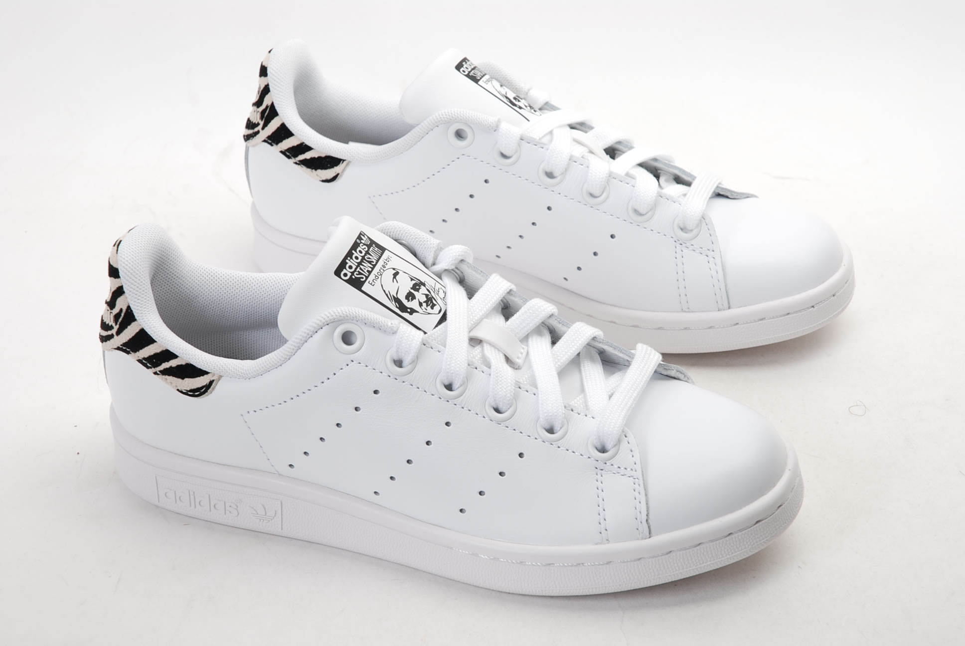 Stan smith femme blanc rouge